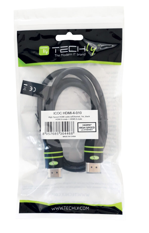 Cavo HDMI™ High Speed con Ethernet A/A M/M 4K 5m Nero - immagine 2