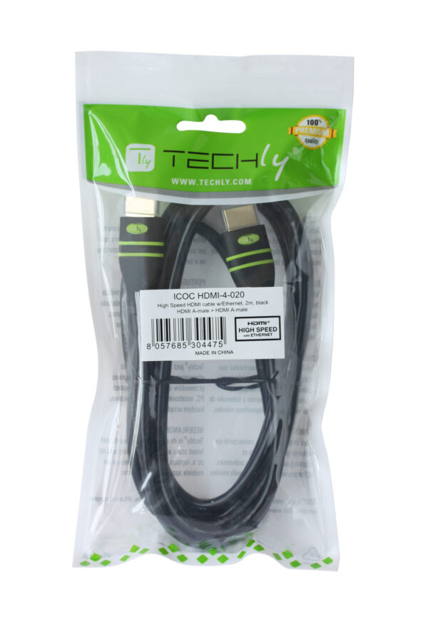 Cavo HDMI™ High Speed con Ethernet A/A M/M con Ferrite 3 metri - immagine 2