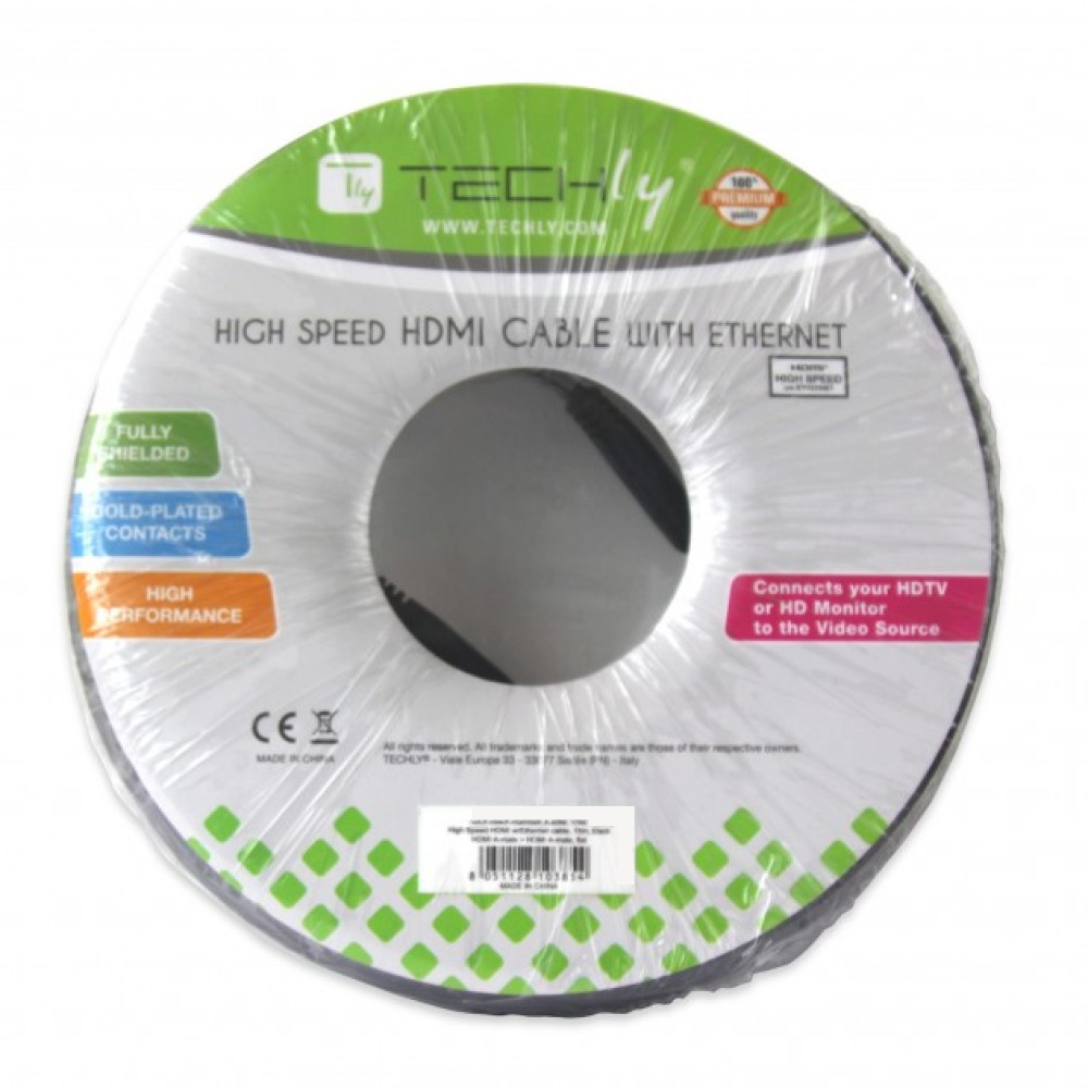 Cavo HDMI™ High Speed con Ethernet Amplificato A/A M/M 25m Nero - immagine 2