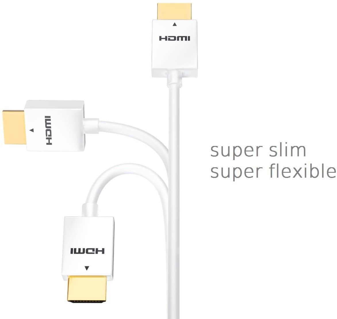 Cavo HDMI High Speed con Ethernet Ultra Slim 1 m - immagine 3