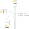 Cavo HDMI High Speed con Ethernet Ultra Slim 3 m - immagine 3