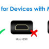 Cavo High Speed Mini HDMI a HDMI Maschio/Maschio Nero, 1,8 m - immagine 4