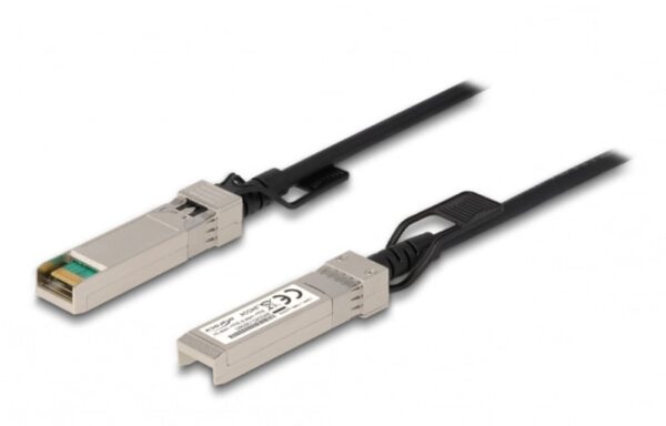 Cavo in Rame Twinax Passivo con Connettori SFP+ 10Gb 2m Nero