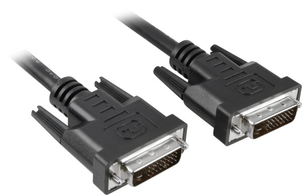 Cavo Monitor DVI Analogico digitale  M/M Dual Link 1,8 mt (DVI-I) - immagine 3