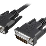 Cavo Monitor DVI Analogico digitale  M/M Dual Link 1,8 mt (DVI-I)