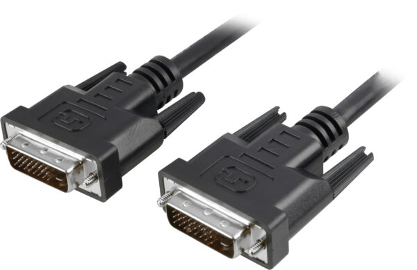 Cavo Monitor DVI Analogico digitale  M/M Dual Link 1,8 mt (DVI-I)