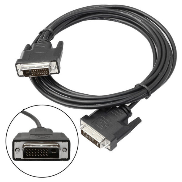 Cavo Monitor DVI Digitale M/M Dual Link 1,8 m (DVI-D) - immagine 4