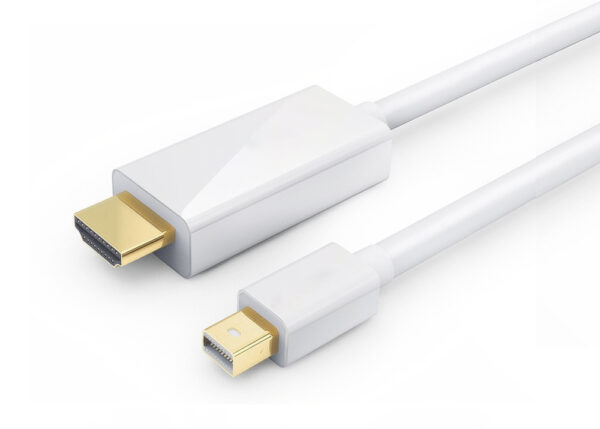 Cavo Monitor Mini DisplayPort (Thunderbolt) / HDMI 2m Bianco - immagine 5