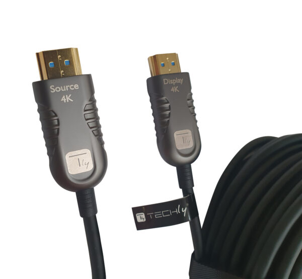 Cavo Ottico Attivo HDMI™ 2.0 AOC 4K 18Gbps HDMI™ A/A M/M 15m - immagine 4