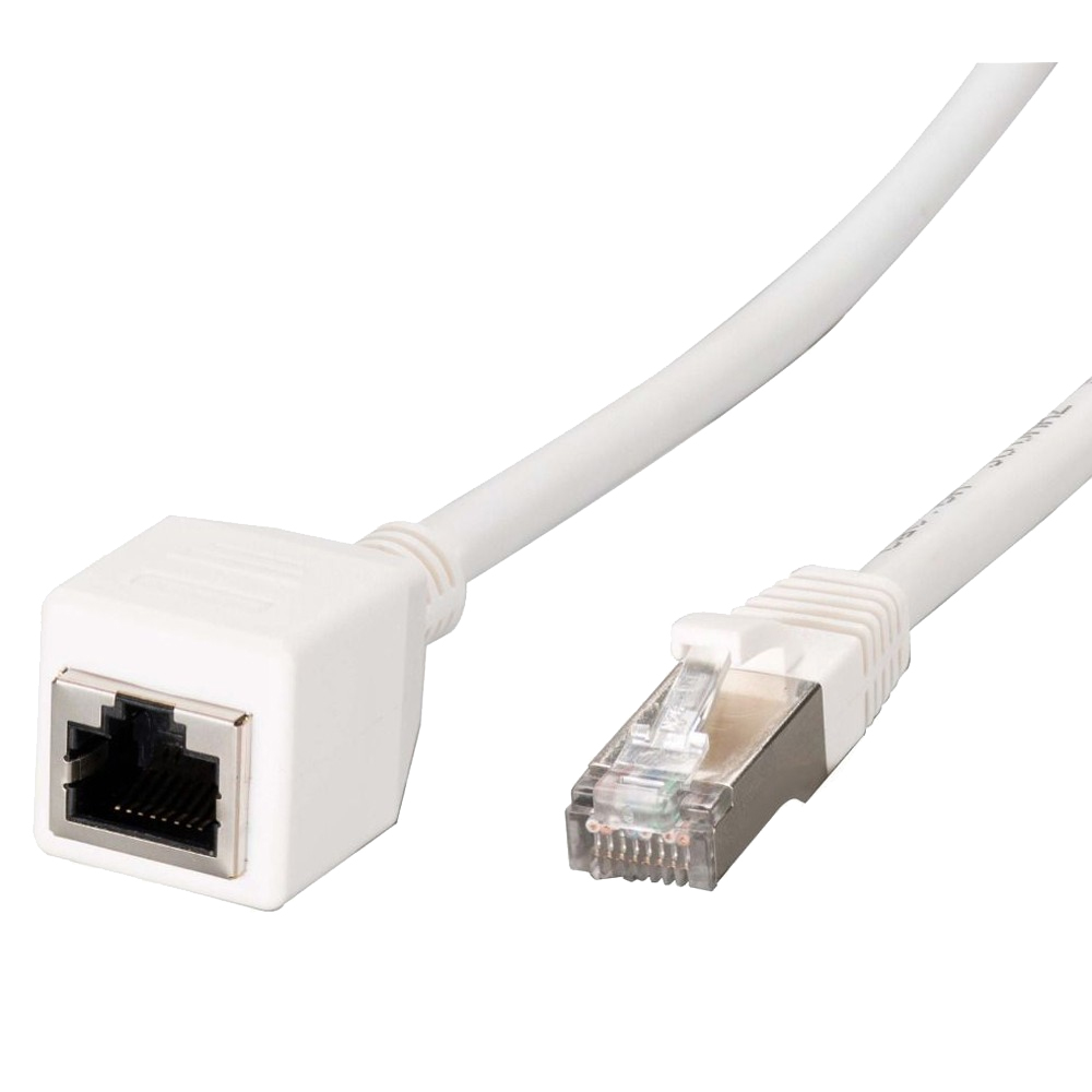 Cavo Patch RJ45 di Prolunga CAT 6A S/FTP AWG26 10m Bianco