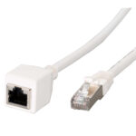 Cavo Patch RJ45 di Prolunga CAT 6A S/FTP AWG26 1m Bianco