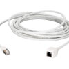 Cavo Patch RJ45 di Prolunga CAT 6A S/FTP AWG26 2m Bianco - immagine 2