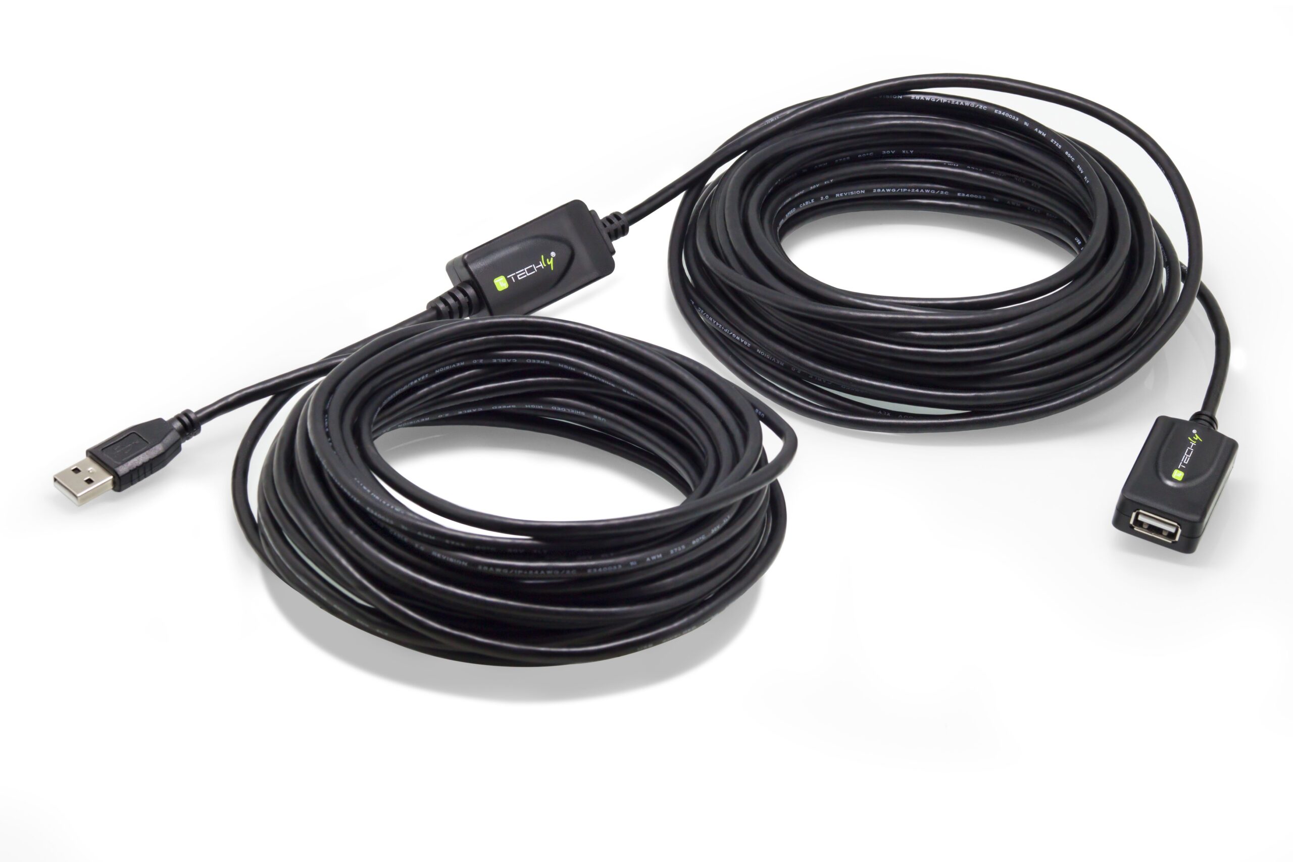 Cavo Prolunga Attivo Extender USB Hi Speed Estensore di Segnale 20m Nero - immagine 3