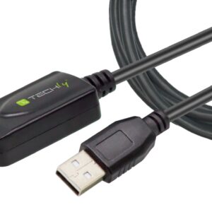 Cavo Prolunga Attivo Extender USB Hi Speed Estensore di Segnale 5m Nero