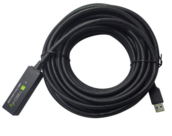 Cavo Prolunga Attivo USB3.2 SuperSpeed+ Estensore di Segnale 10m Nero - immagine 3