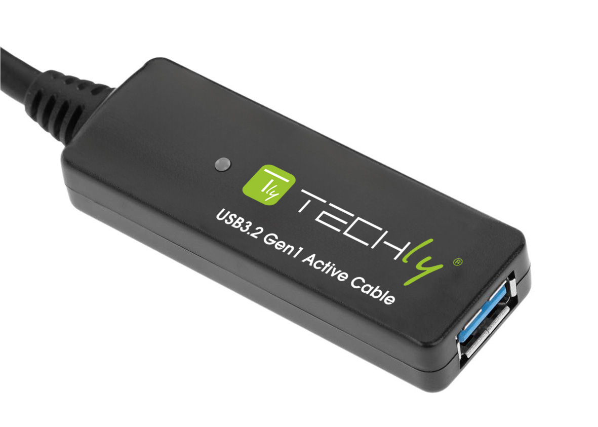 Cavo Prolunga Attivo USB3.2 SuperSpeed+ Estensore di Segnale 10m Nero - immagine 10