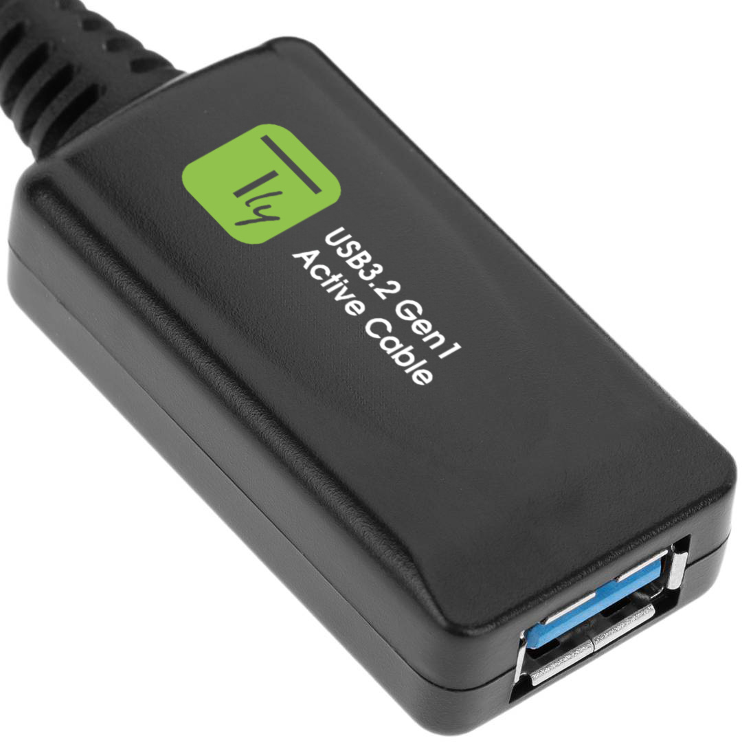 Cavo Prolunga Attivo USB3.2 SuperSpeed+ Estensore di Segnale 5m Nero - immagine 8