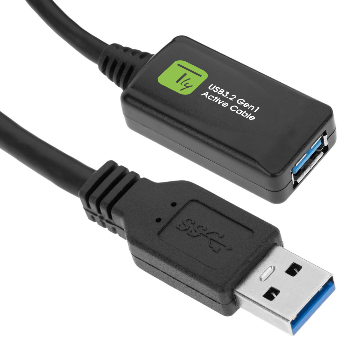 Cavo Prolunga Attivo USB3.2 SuperSpeed+ Estensore di Segnale 5m Nero - immagine 3