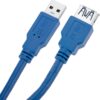 Cavo Prolunga USB 3.0 Superspeed A maschio/A femmina 2m Blu - immagine 10