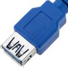 Cavo Prolunga USB 3.0 Superspeed A maschio/A femmina 2m Blu - immagine 9