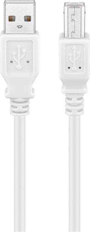 Cavo USB 2.0 A maschio/B maschio 1m Bianco
