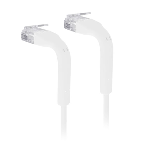 Cavo Slim Patch di Rete Pieghevole in Rame Cat.6A U/UTP 1m Bianco - immagine 6