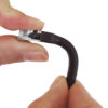 Cavo Slim Patch di Rete Pieghevole in Rame Cat.6A U/UTP 2m Nero - immagine 5