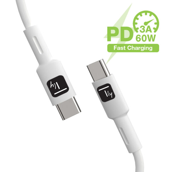 Cavo USB-C™ Maschio/Maschio USB 2.0 2m Bianco - immagine 4