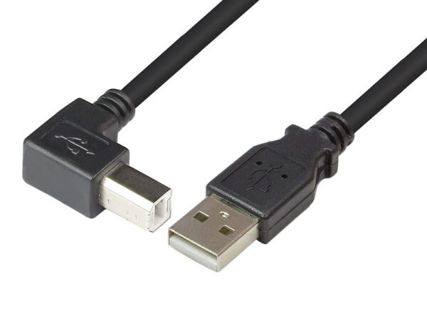 Cavo USB 2.0 A maschio/B maschio angolato 1 m