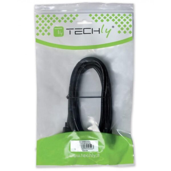 Cavo USB 2.0 A maschio/mini B maschio 90° 1,8 m Nero - immagine 2