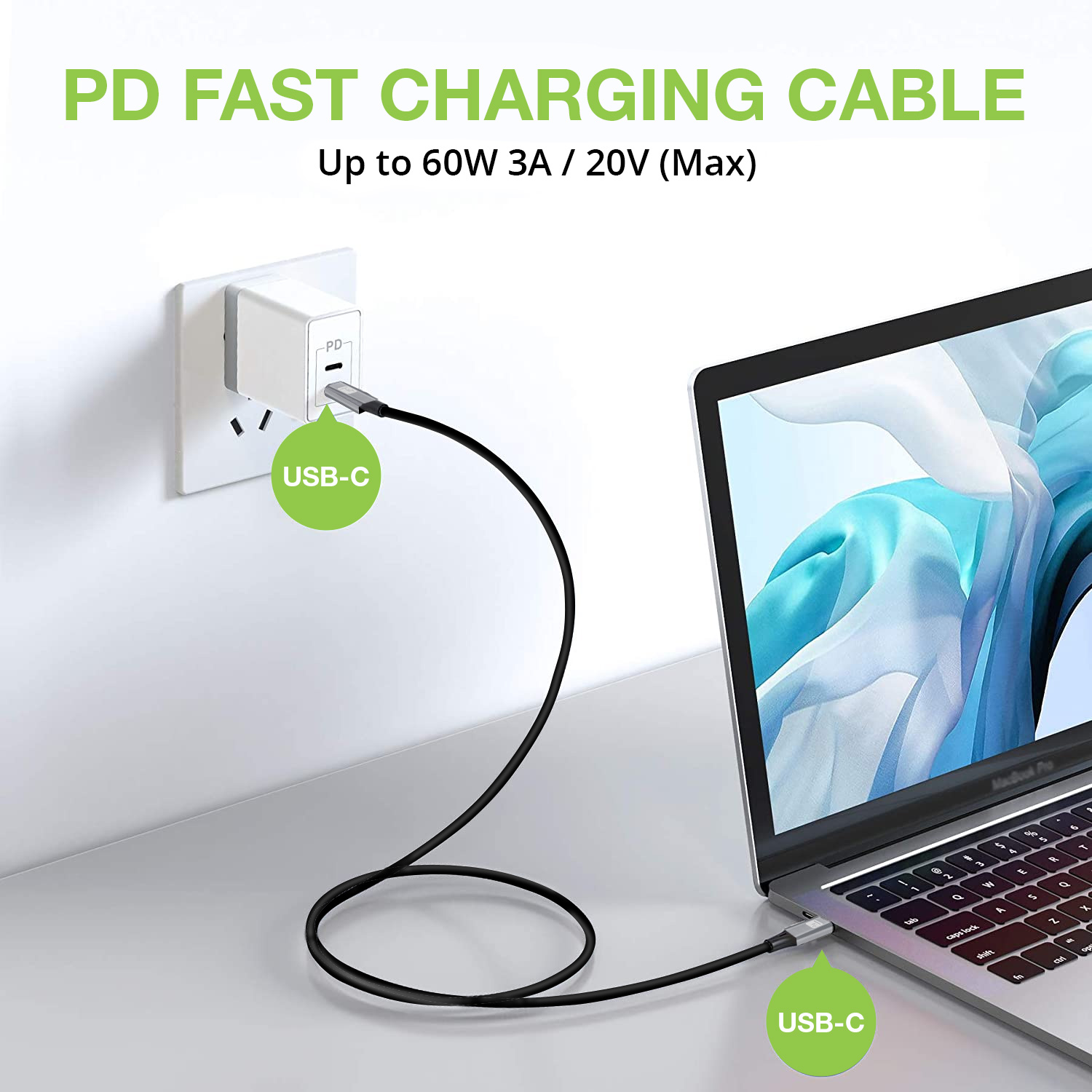 Cavo USB 3.2 Gen 1 USB-C™ M/M E-Mark 2m Nero - immagine 6