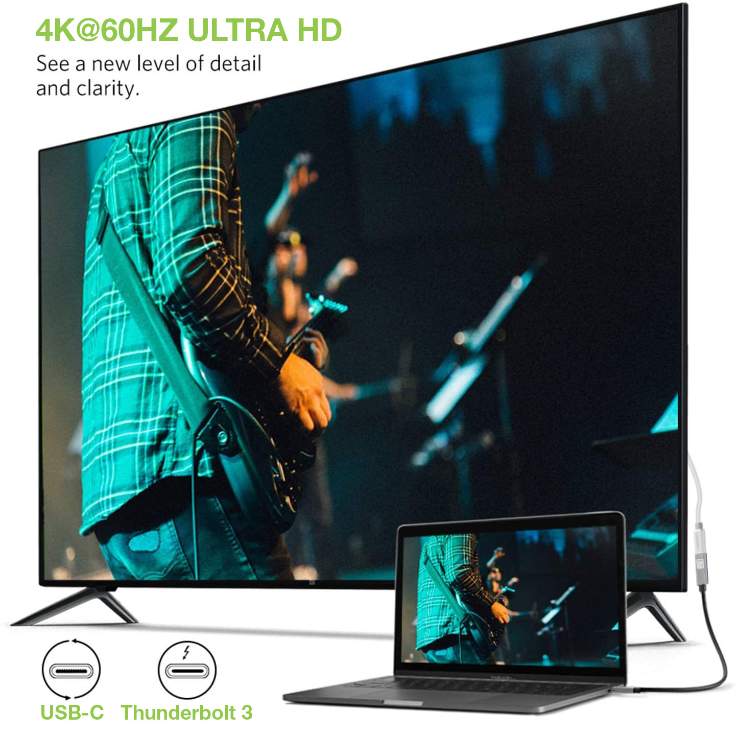 Cavo prolunga USB 3.2 Gen 2 USB-C™ M/F 1m Nero - immagine 8