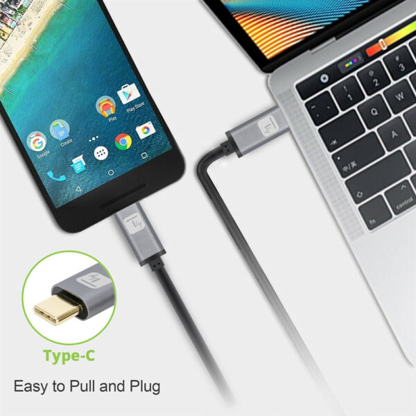 Cavo USB 3.2 Gen 2 USB-C™ M/M E-Mark 1m Nero - immagine 5