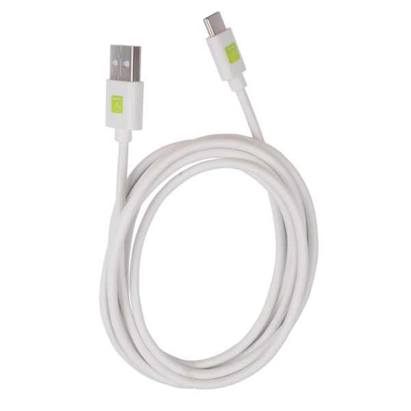 Cavo USB A Maschio 2.0 / USB-C™ Maschio 2m Bianco - immagine 2