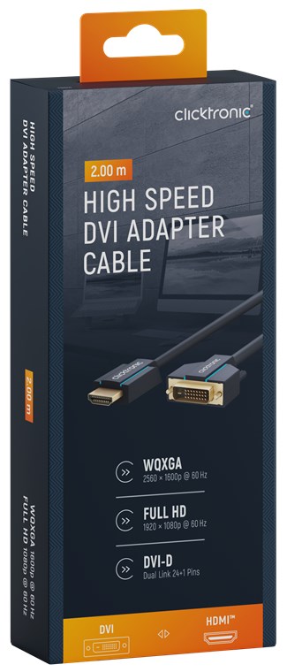 Cavo Video HDMI DVI-D M/M 3 m Alta Qualità - immagine 2