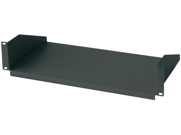 Mensola per Rack 19'' 250 mm 2U Nera 2 punti