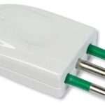 Spina 2P+T 10A Bianco