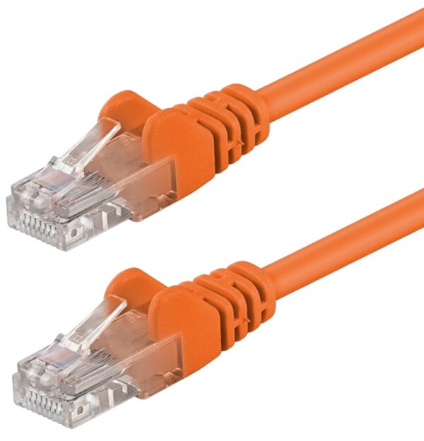 Cavo di rete Patch CCA Cat. 5e Arancione UTP 1 mt