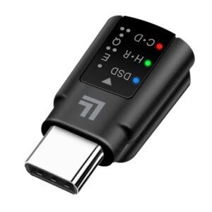 Adattatore Convertitore Audio DAC con Equalizzatore da USB-C™ a 3,5 mm Nero
