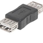 Adattatore USB-A Femmina USB-A Femmina Nero