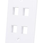 Placca Porta Frutti 4 Posti Mod.503 Bianco