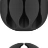 Clip Fermacavo Set da 5 pz Varie Misure Nero - immagine 6