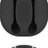 Clip Fermacavo Set da 5 pz Varie Misure Nero - immagine 5