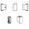 Tekla S44 Commutatore 2 Pulsanti 1P 10AX 250V 1 Modulo Grigio Opaco - immagine 2