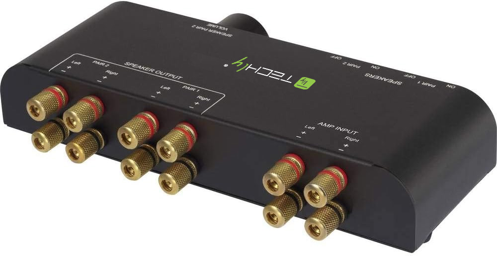 Commutatore audio per casse acustiche 2 vie con Terminali a banana - immagine 3