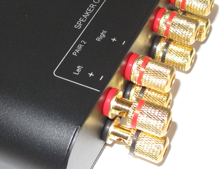 Commutatore audio per casse acustiche 2 vie con Terminali a banana - immagine 4