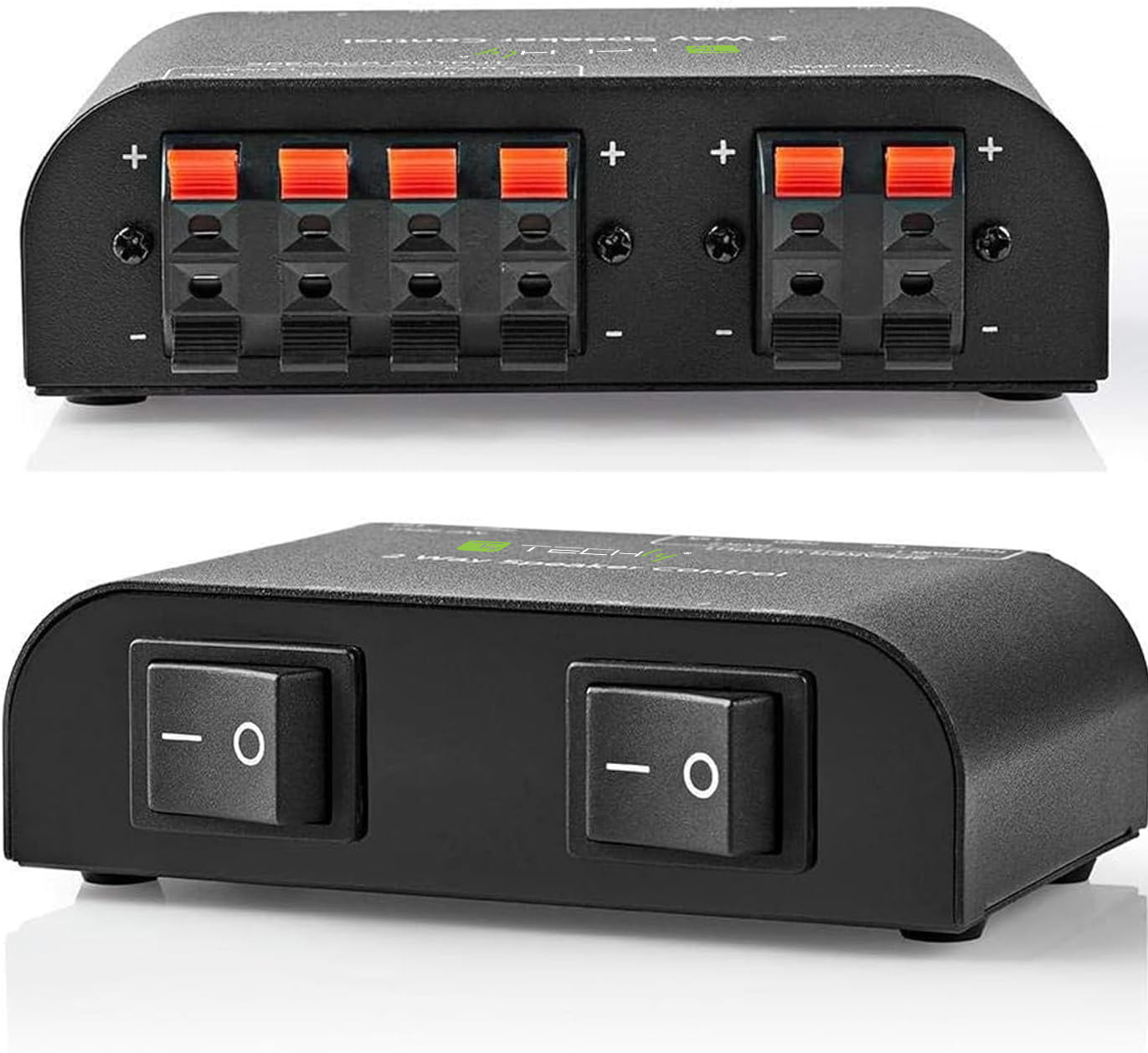 Commutatore Audio per Casse Acustiche 2 vie con Terminali a Pressione