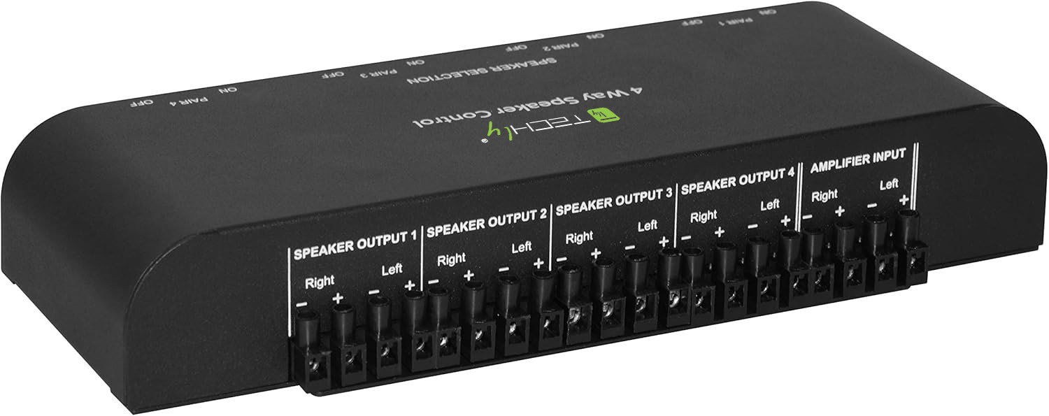 Commutatore audio per casse acustiche 4 vie con Terminali a vite - immagine 4