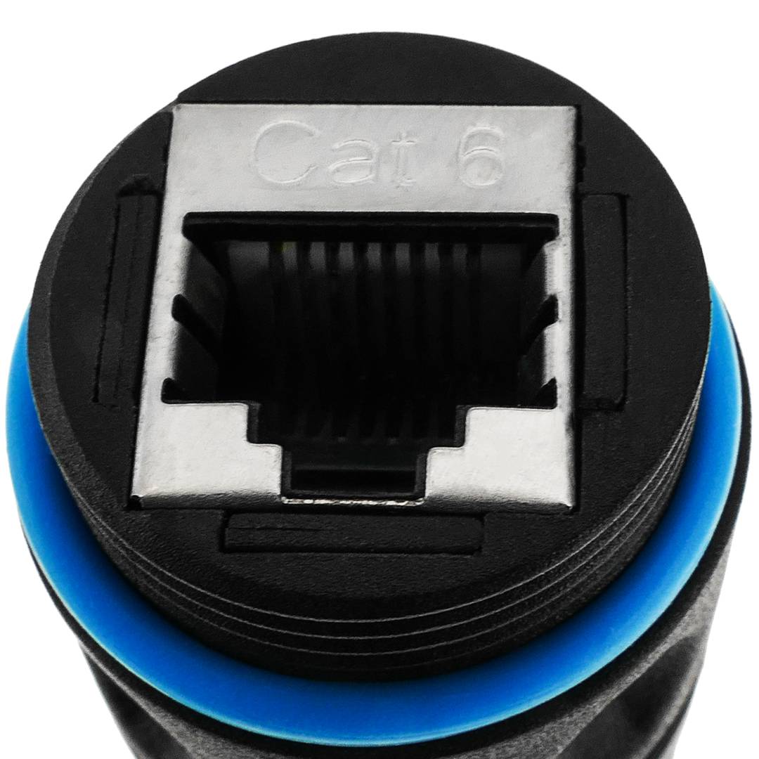 Connettore Cat.6 RJ45 F/F Impermeabile IP68 - immagine 3