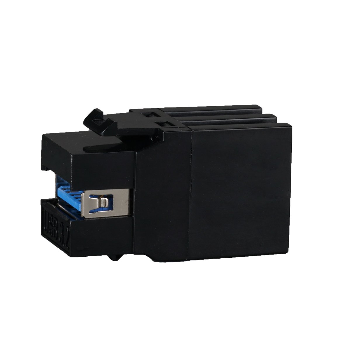 Connettore Keystone USB3.2 tipo A Femmina/Femmina 1,45 cm Nero - immagine 3